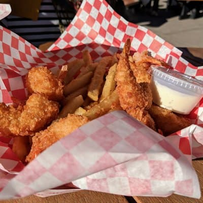 Fried shrimp basket